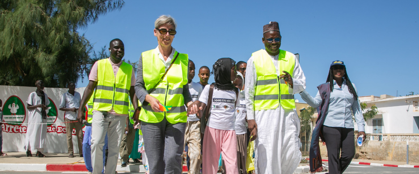 Ribbon-cutting ceremony for new infrastructure in Saint-Louis