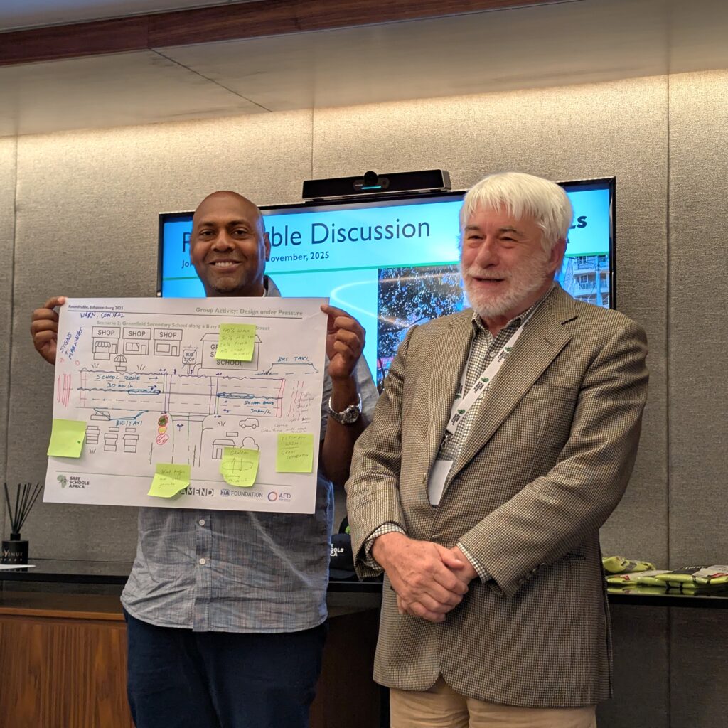 Safe Schools Africa Roundtable - consultants presenting