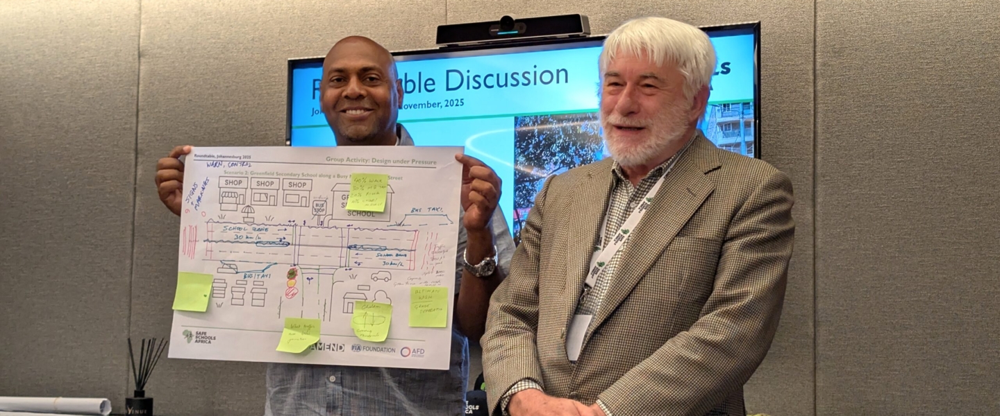 Safe Schools Africa Roundtable - consultants presenting